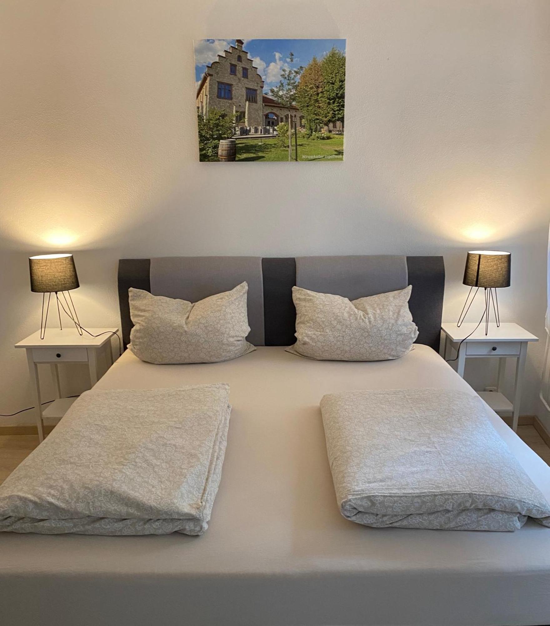 אינגלהיים אם ריין Ferienwohnung Stiegel מראה חיצוני תמונה